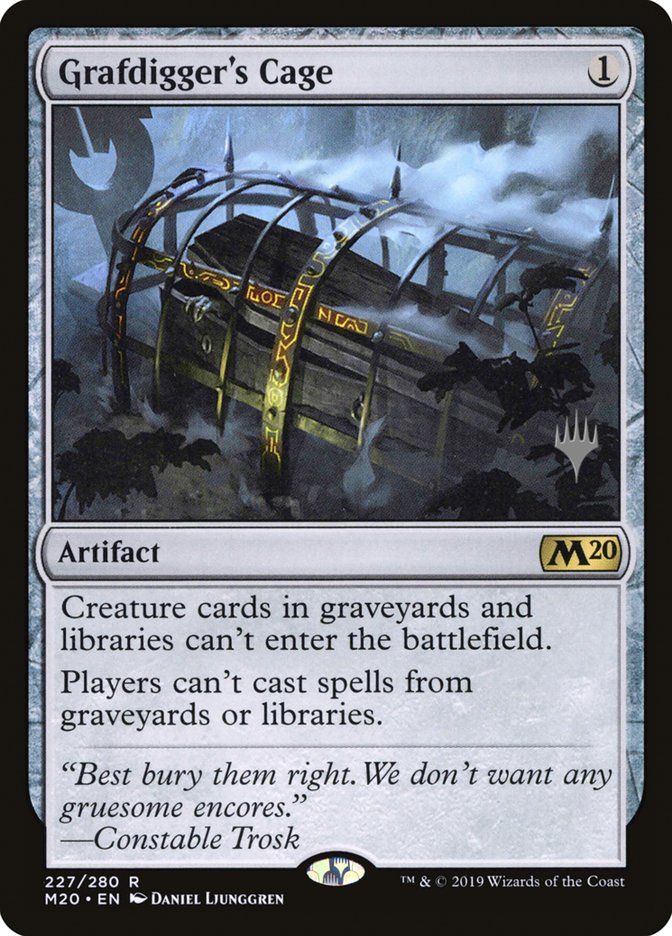 Grafdigger's Cage (Promo Pack) [Core Set 2020 Promos] | Good Games Morley