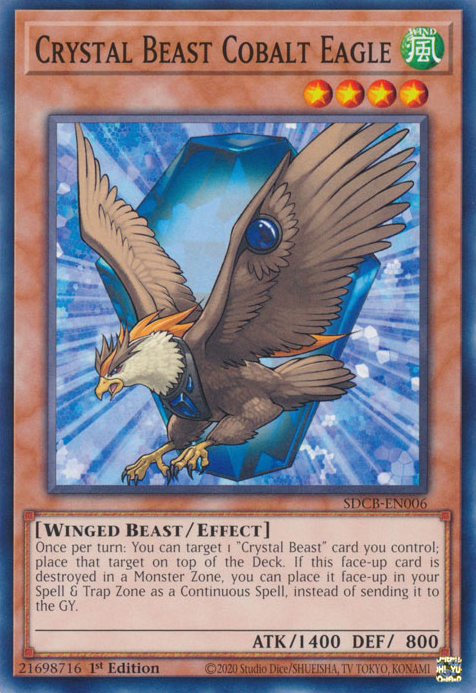 Crystal Beast Cobalt Eagle [SDCB-EN006] Common | Good Games Morley