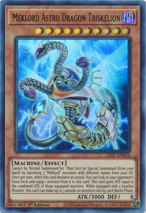 Meklord Astro Dragon Triskelion [LED7-EN016] Ultra Rare | Good Games Morley