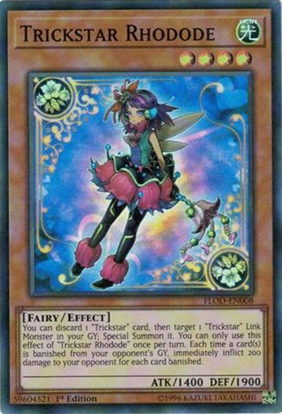 Trickstar Rhodode [FLOD-EN008] Super Rare | Good Games Morley