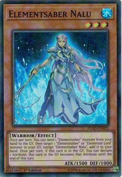 Elementsaber Nalu [FLOD-EN021] Super Rare | Good Games Morley