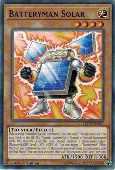 Batteryman Solar [FLOD-EN027] Common | Good Games Morley