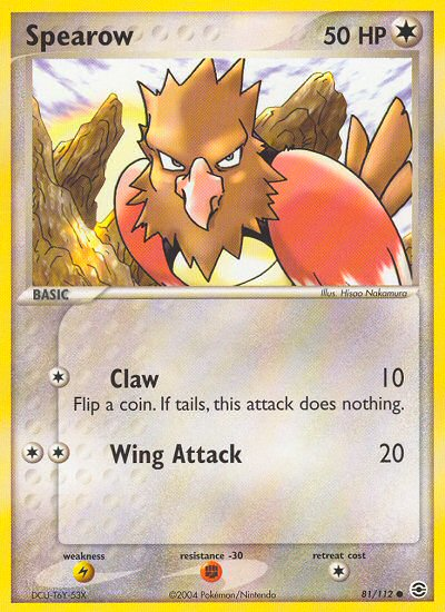 Spearow (81/112) [EX: FireRed & LeafGreen] | Good Games Morley