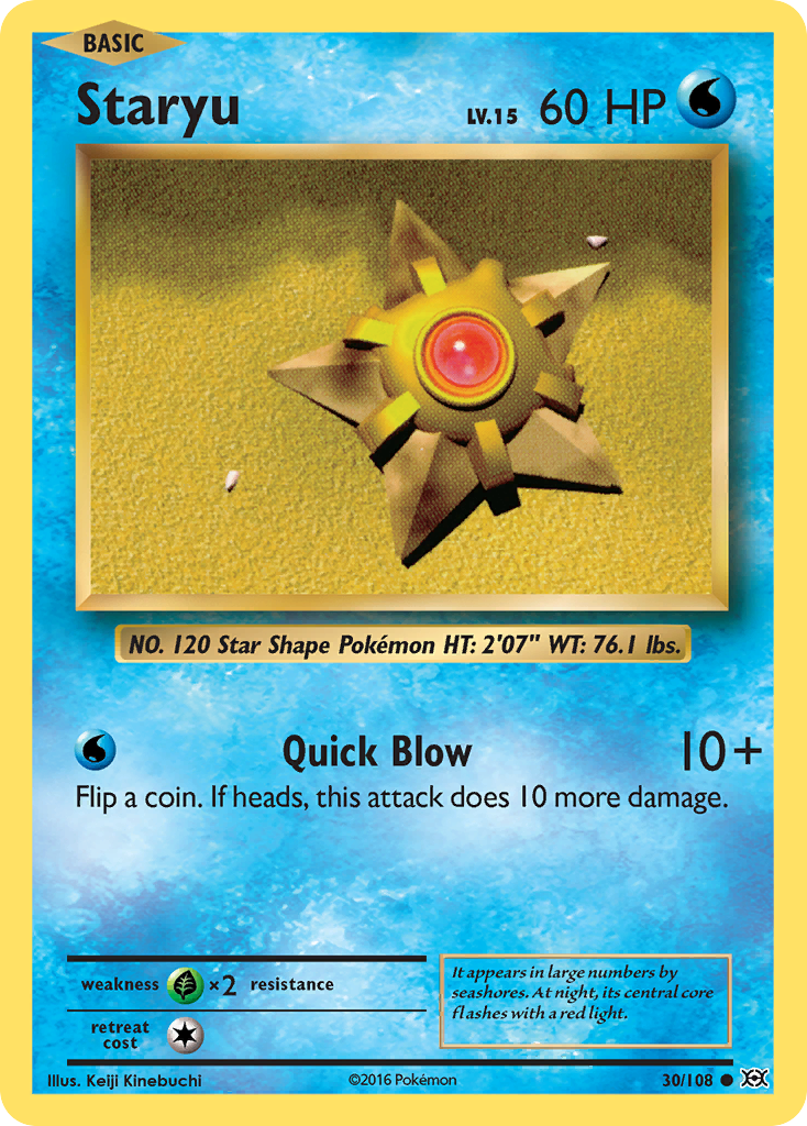 Staryu (30/108) [XY: Evolutions] | Good Games Morley