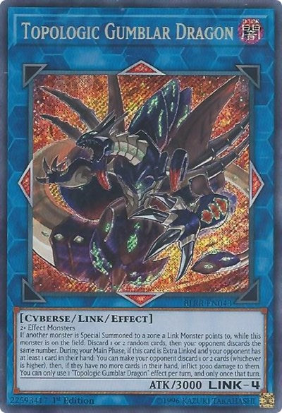 Topologic Gumblar Dragon [BLRR-EN043] Secret Rare | Good Games Morley