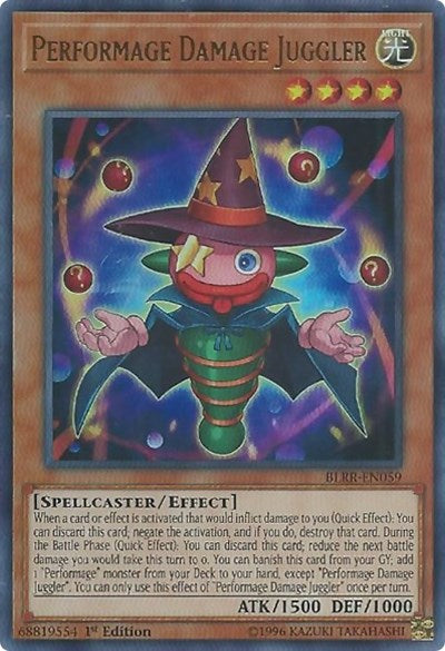 Performage Damage Juggler [BLRR-EN059] Ultra Rare | Good Games Morley