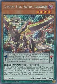 Supreme King Dragon Darkwurm [BLRR-EN063] Secret Rare | Good Games Morley