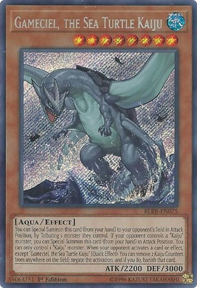 Gameciel, the Sea Turtle Kaiju [BLRR-EN075] Secret Rare | Good Games Morley