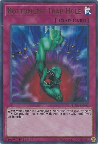 Bottomless Trap Hole [BLRR-EN101] Ultra Rare | Good Games Morley