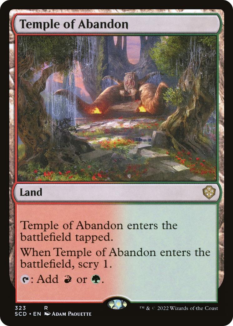 Temple of Abandon [Starter Commander Decks] | Good Games Morley
