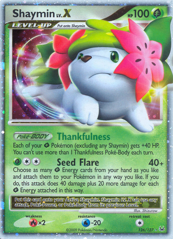 Shaymin LV.X (126/127) [Platinum: Base Set] | Good Games Morley
