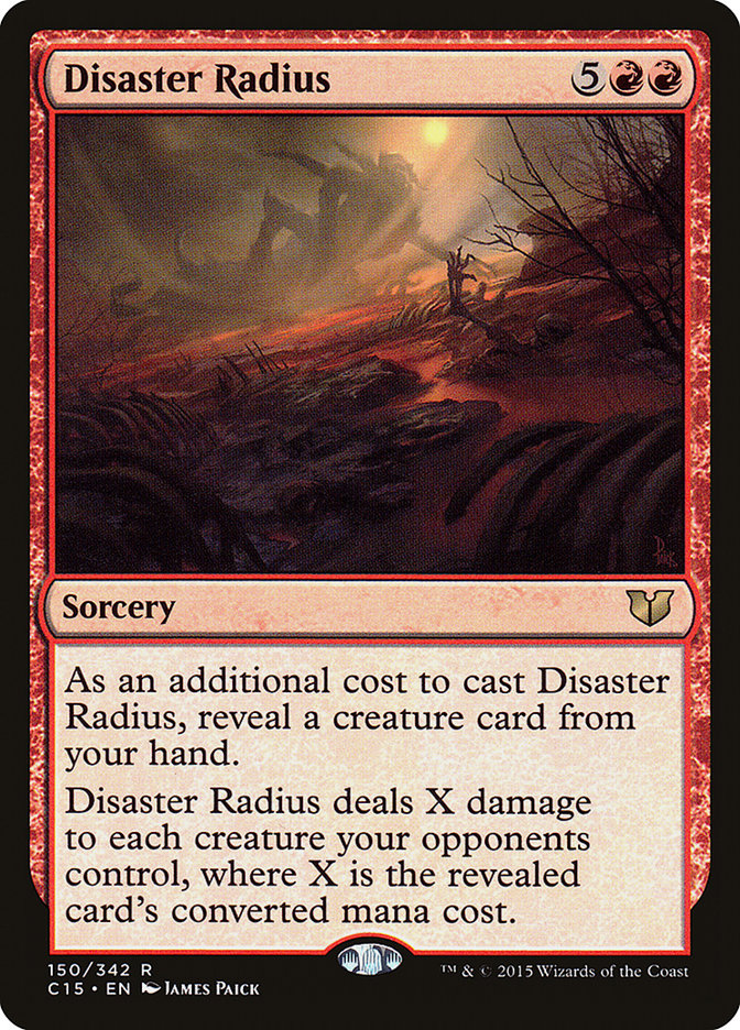 Disaster Radius [Commander 2015] | Good Games Morley