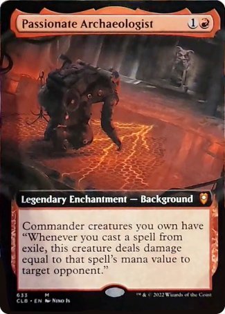 Passionate Archaeologist (Extended Art) [Commander Legends: Battle for Baldur's Gate] | Good Games Morley