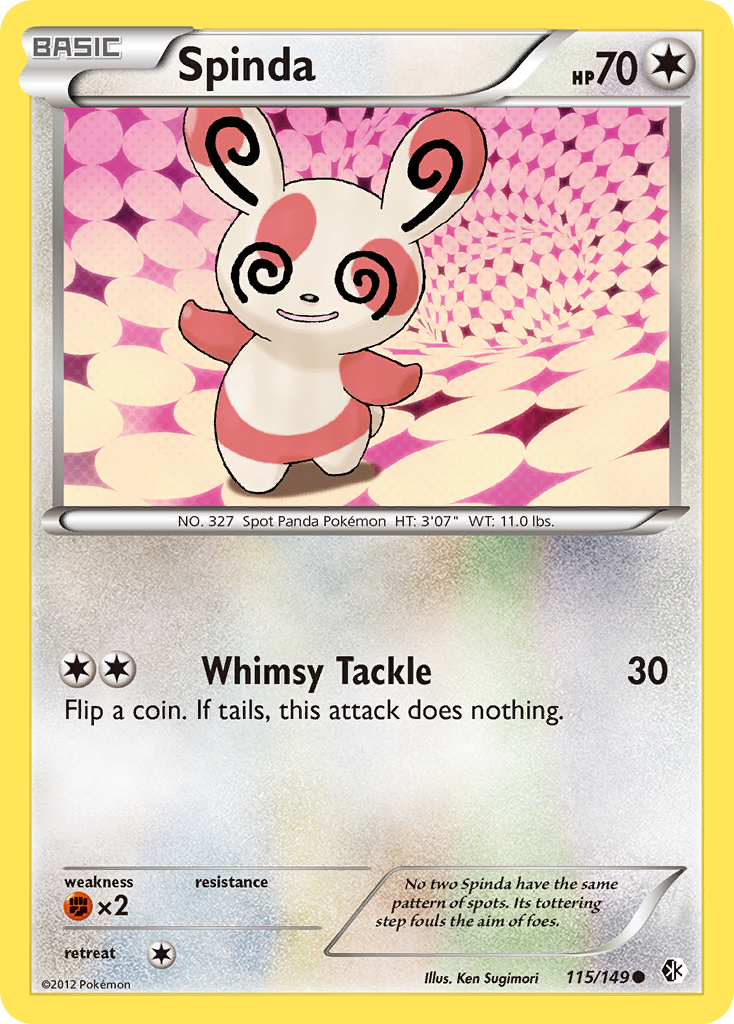 Spinda (115/149) [Black & White: Boundaries Crossed] | Good Games Morley