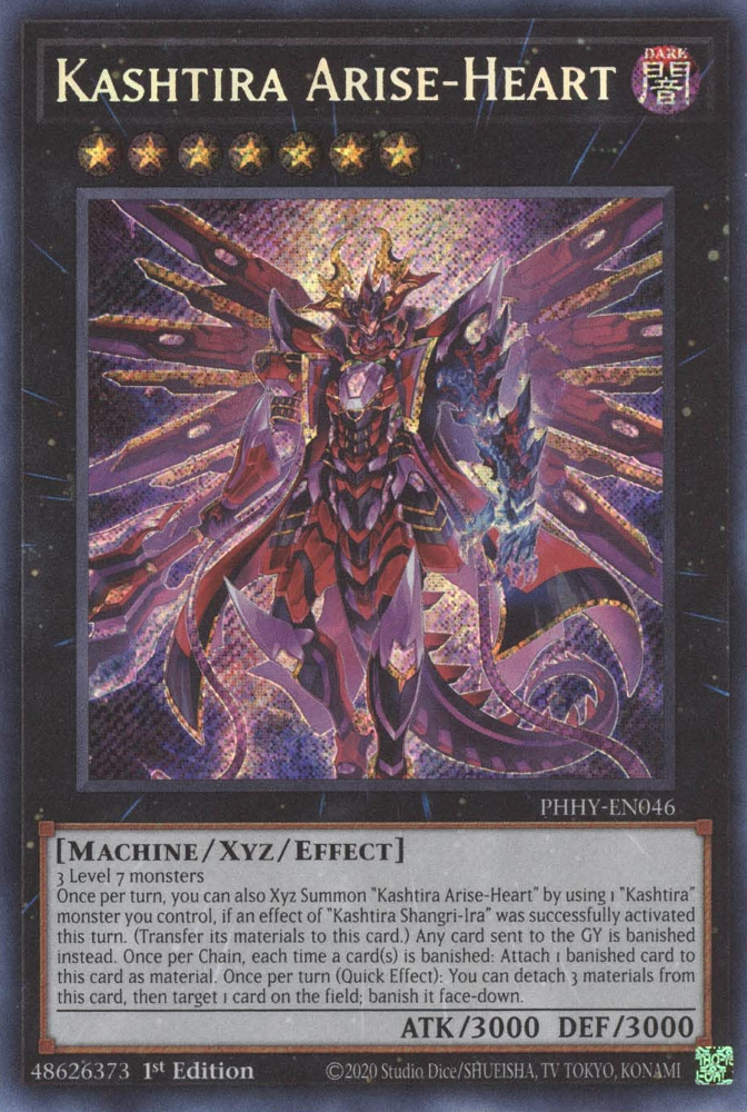 Kashtira Arise-Heart [PHHY-EN046] Secret Rare | Good Games Morley