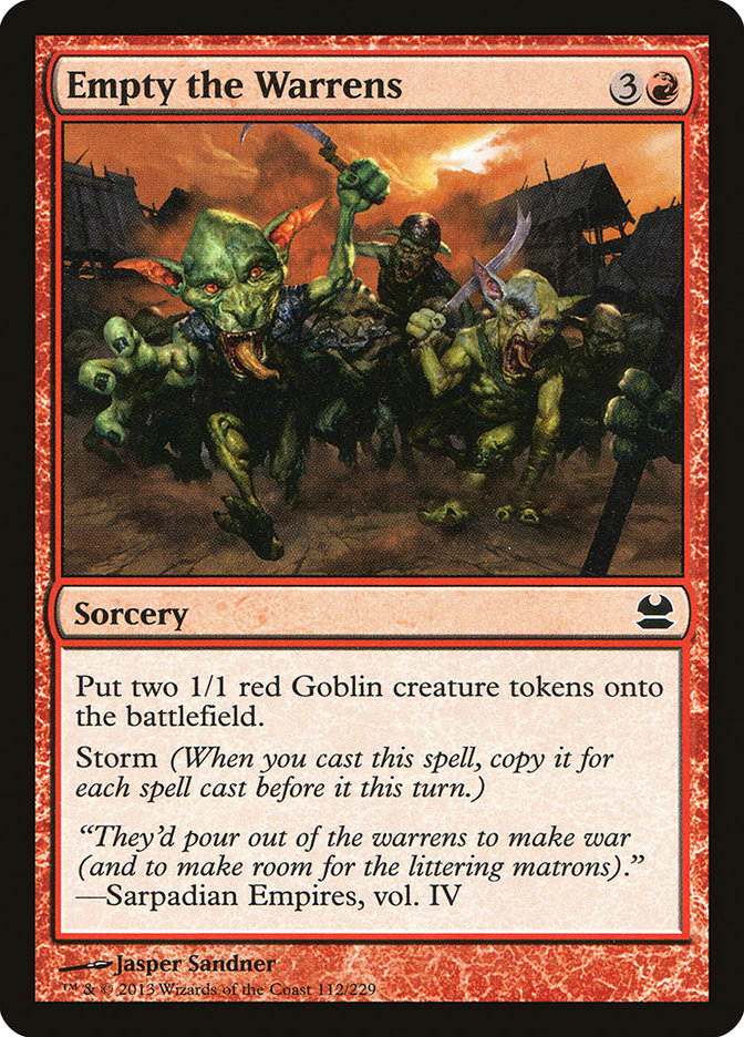 Empty the Warrens [Modern Masters] | Good Games Morley