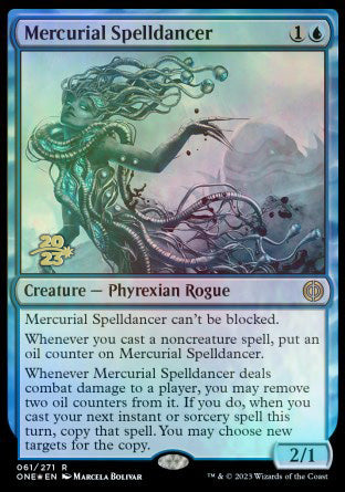 Mercurial Spelldancer [Phyrexia: All Will Be One Prerelease Promos] | Good Games Morley
