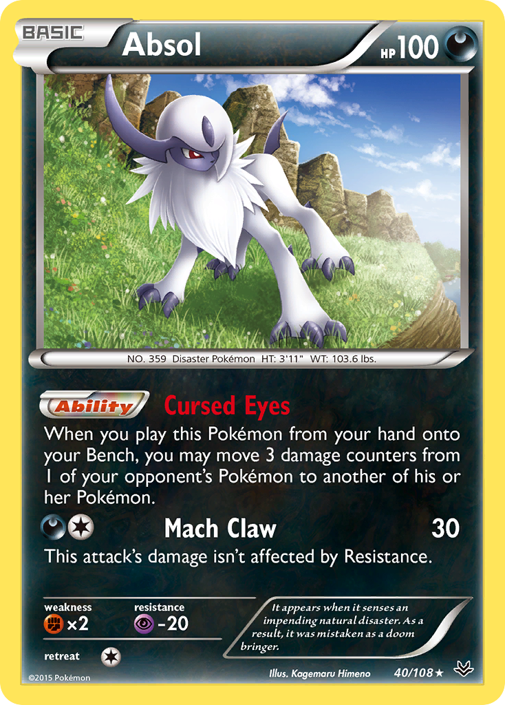 Absol (40/108) [XY: Roaring Skies] | Good Games Morley