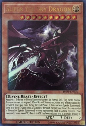 Slifer the Sky Dragon (JMPS-EN005) [JMPS-EN005] Ultra Rare | Good Games Morley