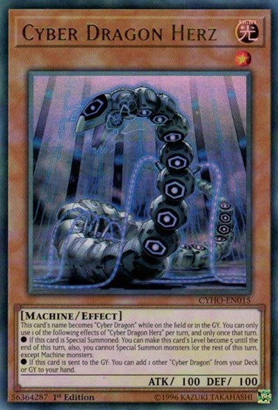 Cyber Dragon Herz [CYHO-EN015] Ultra Rare | Good Games Morley