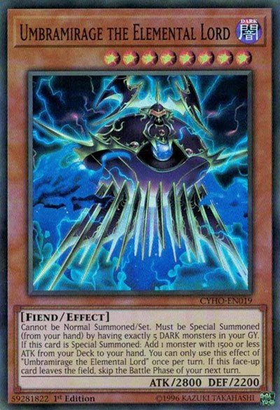 Umbramirage the Elemental Lord [CYHO-EN019] Super Rare | Good Games Morley
