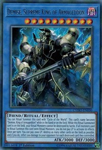 Demise, Supreme King of Armageddon [CYHO-EN030] Rare | Good Games Morley