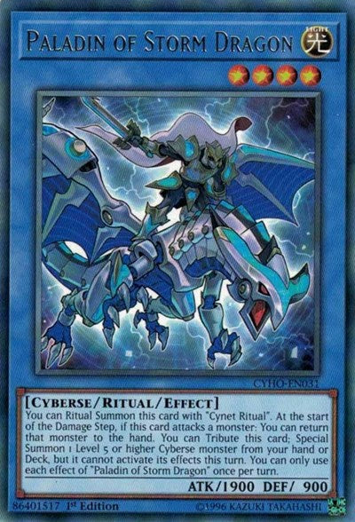 Paladin of Storm Dragon [CYHO-EN031] Rare | Good Games Morley