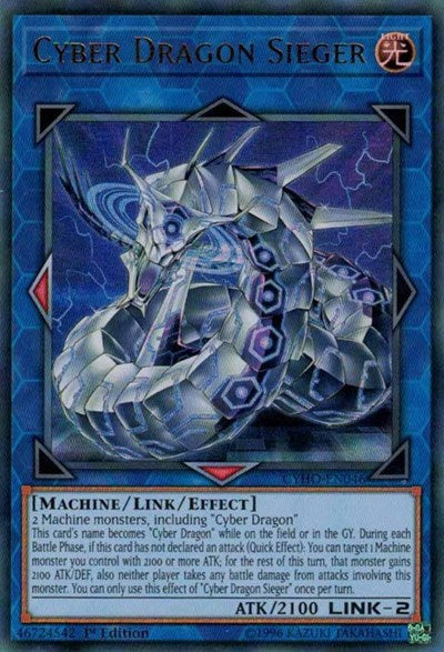 Cyber Dragon Sieger [CYHO-EN046] Ultra Rare | Good Games Morley