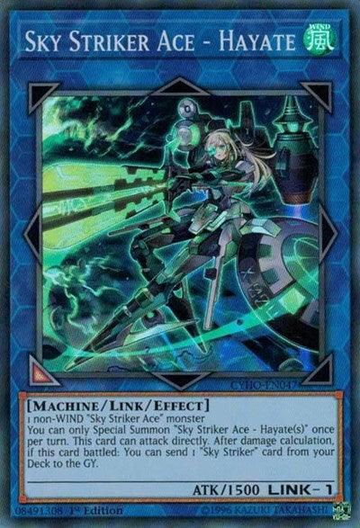 Sky Striker Ace - Hayate [CYHO-EN047] Super Rare | Good Games Morley