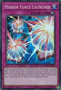 Mirror Force Launcher [CYHO-EN069] Super Rare | Good Games Morley
