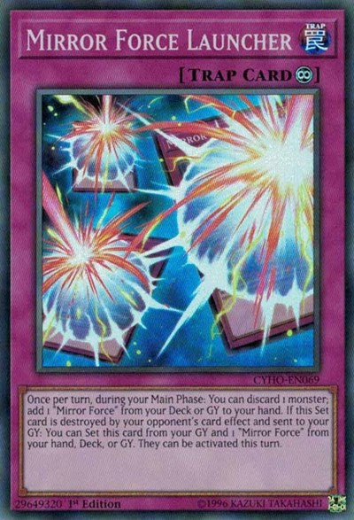 Mirror Force Launcher [CYHO-EN069] Super Rare | Good Games Morley