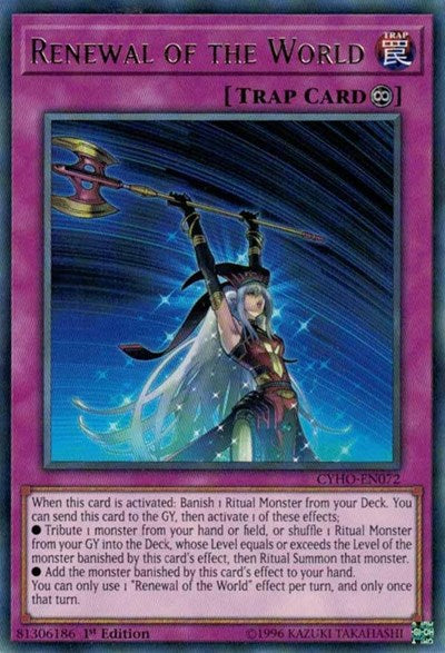 Renewal of the World [CYHO-EN072] Rare | Good Games Morley