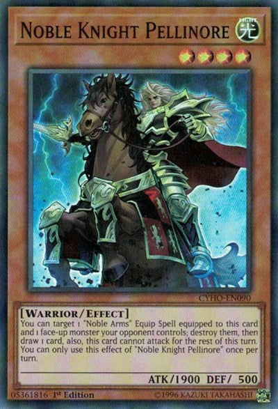 Noble Knight Pellinore [CYHO-EN090] Super Rare | Good Games Morley