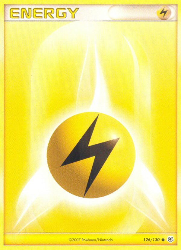 Lightning Energy (126/130) [Diamond & Pearl: Base Set] | Good Games Morley