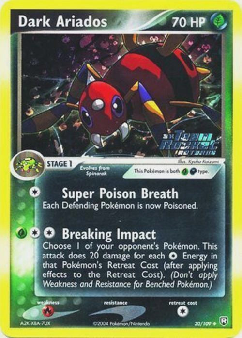 Dark Ariados (30/109) (Stamped) [EX: Team Rocket Returns] | Good Games Morley