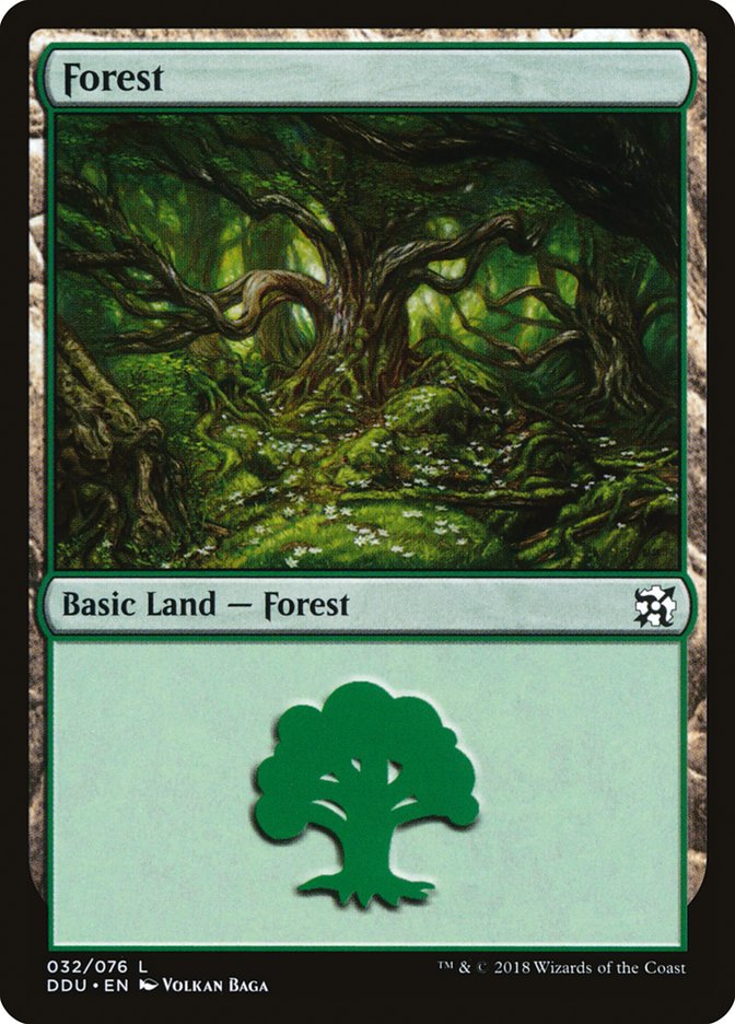 Forest (32) [Duel Decks: Elves vs. Inventors] | Good Games Morley