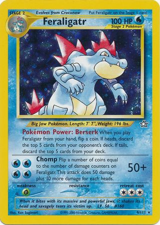 Feraligatr (4/111) [Neo Genesis Unlimited] | Good Games Morley