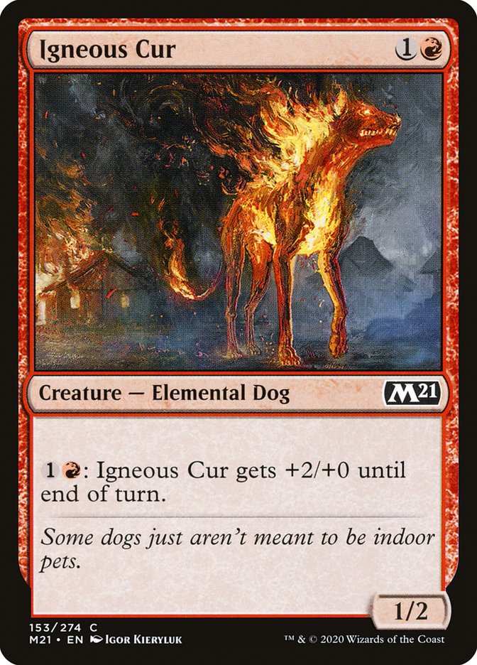 Igneous Cur [Core Set 2021] | Good Games Morley
