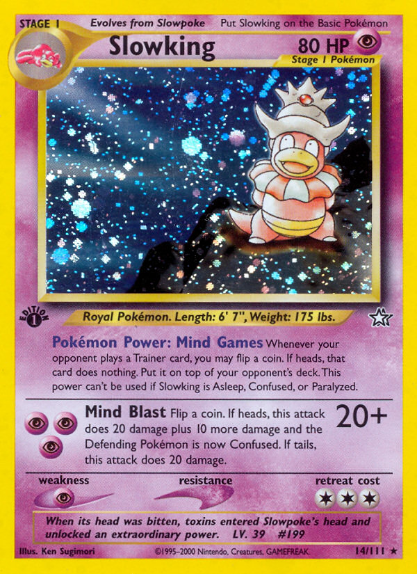 Slowking (14/111) [Neo Genesis 1st Edition] | Good Games Morley