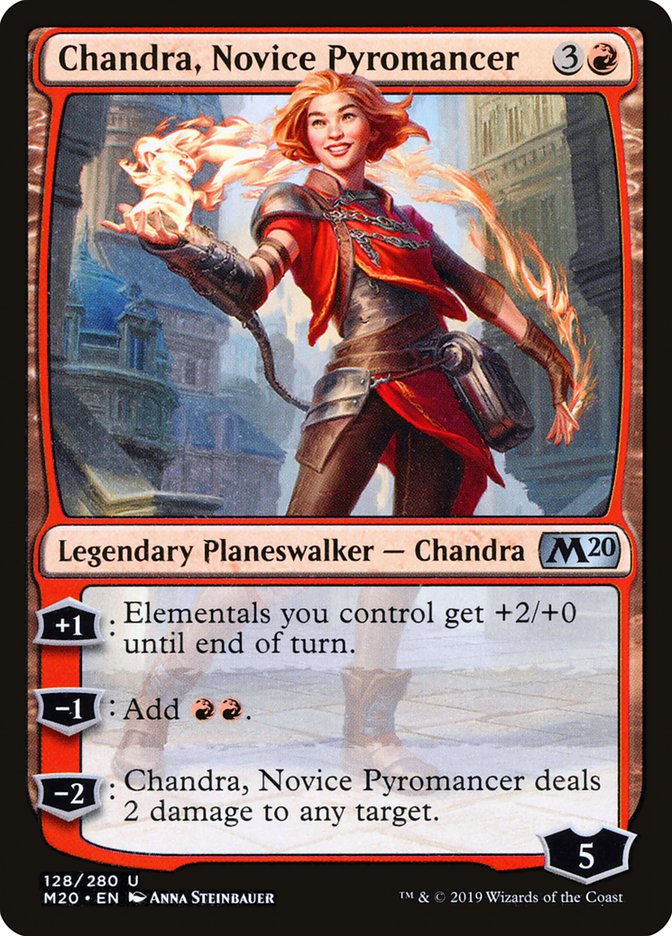 Chandra, Novice Pyromancer [Core Set 2020] | Good Games Morley