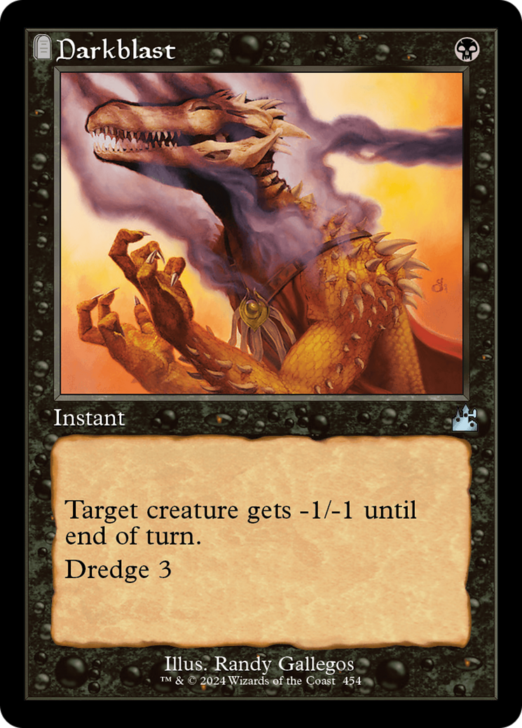 Darkblast (Retro Frame) [Ravnica Remastered] | Good Games Morley