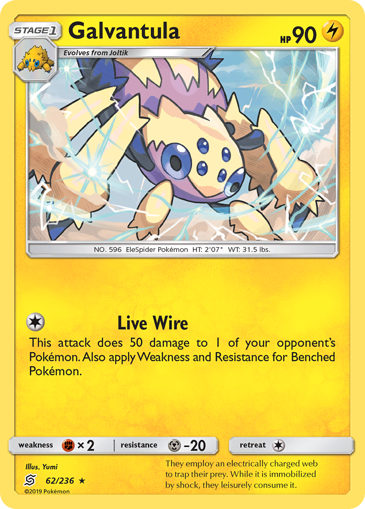 Galvantula (62/236) [Sun & Moon: Unified Minds] | Good Games Morley
