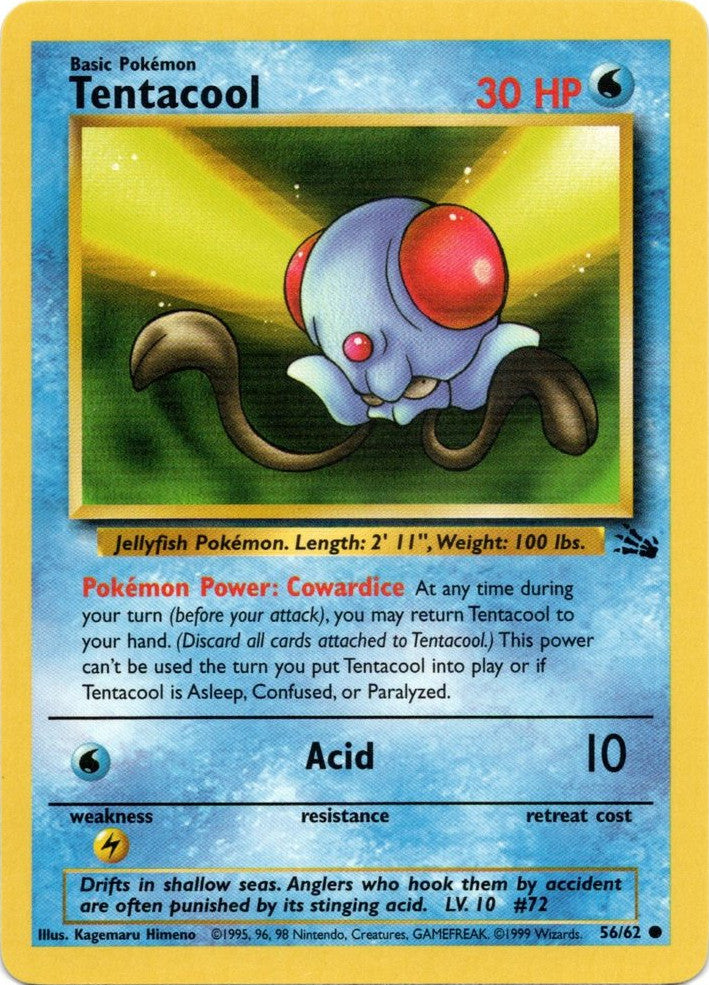Tentacool (56/62) [Fossil Unlimited] | Good Games Morley