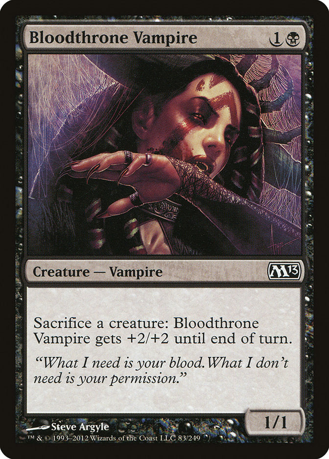 Bloodthrone Vampire [Magic 2013] | Good Games Morley