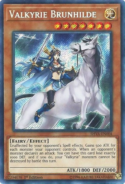 Valkyrie Brunhilde [SHVA-EN004] Secret Rare | Good Games Morley