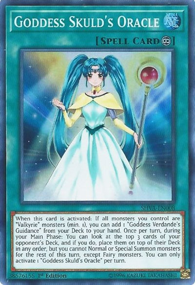 Goddess Skuld's Oracle [SHVA-EN008] Super Rare | Good Games Morley