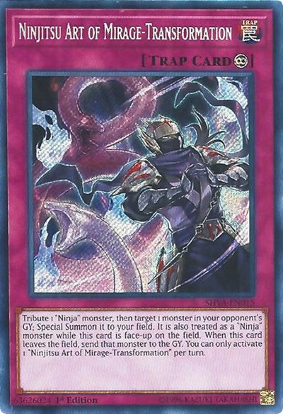 Ninjitsu Art of Mirage-Transformation [SHVA-EN015] Secret Rare | Good Games Morley