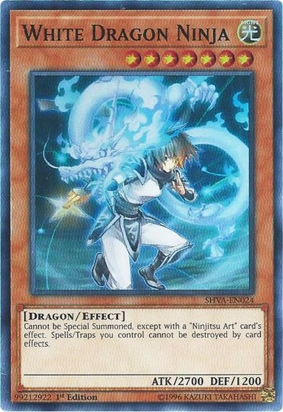 White Dragon Ninja [SHVA-EN024] Super Rare | Good Games Morley