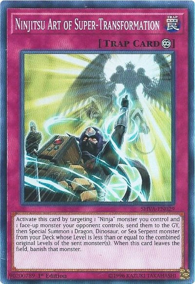 Ninjitsu Art of Super-Transformation [SHVA-EN029] Super Rare | Good Games Morley