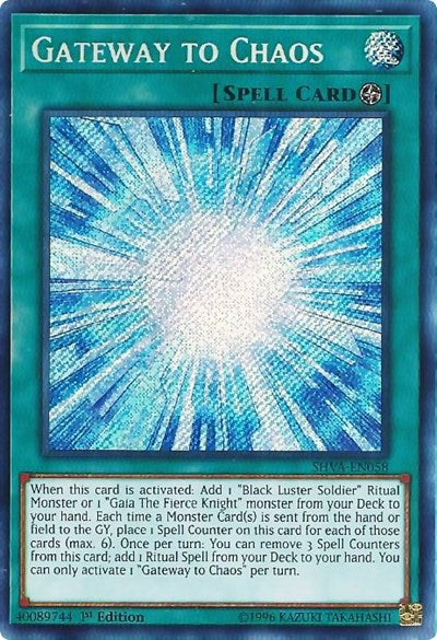 Gateway to Chaos [SHVA-EN058] Secret Rare | Good Games Morley